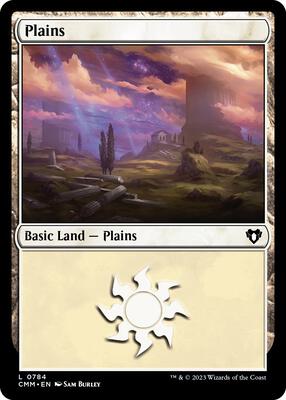 Plains (0784) card from Commander Masters