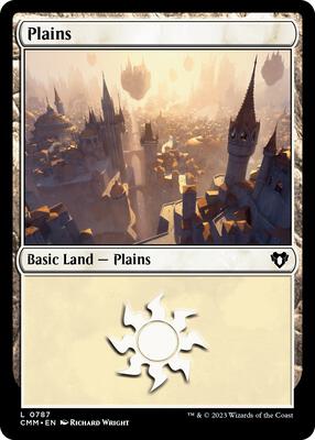 Plains (0787) card from Commander Masters