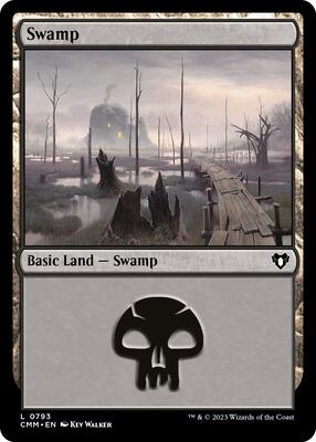 Swamp (0793) card from Commander Masters