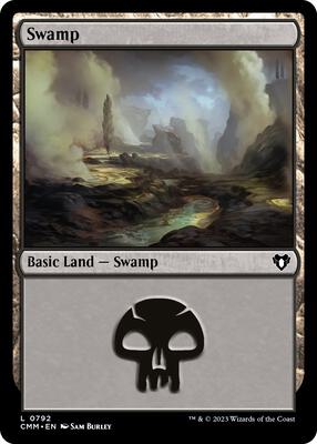 Swamp (0792) card from Commander Masters