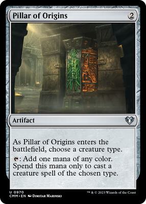 Pillar of Origins card from Commander Masters