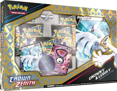 Crown Zenith Special Collection [Unown V & Lugia V] card from SWSH: Crown Zenith