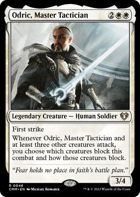 Odric, Master Tactician card from Commander Masters