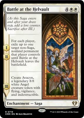 Battle at the Helvault card from Commander Masters