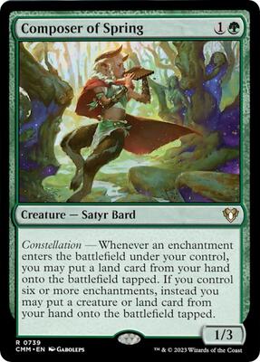 Composer of Spring card from Commander Masters