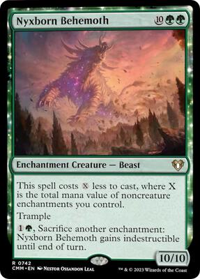 Nyxborn Behemoth card from Commander Masters