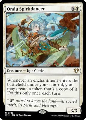 Ondu Spiritdancer card from Commander Masters