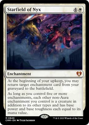 Starfield of Nyx card from Commander Masters