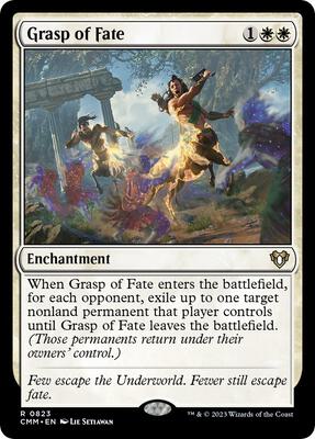 Grasp of Fate card from Commander Masters