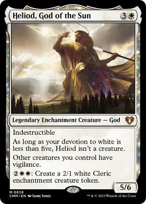 Heliod, God of the Sun card from Commander Masters