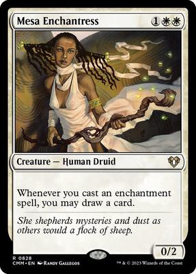 Mesa Enchantress card from Commander Masters