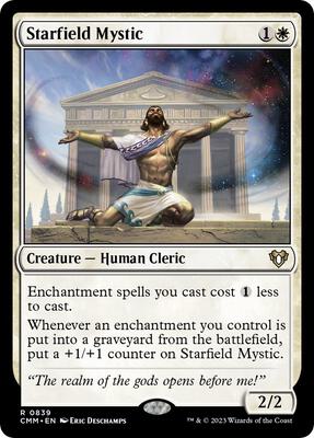 Starfield Mystic card from Commander Masters