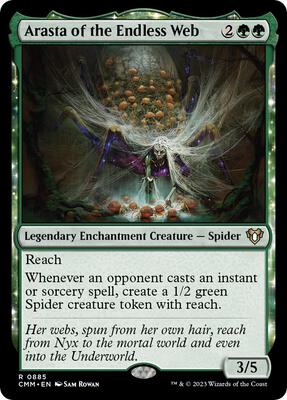Arasta of the Endless Web card from Commander Masters