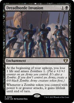 Dreadhorde Invasion card from Commander Masters