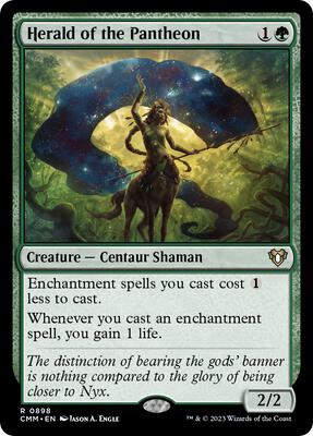 Herald of the Pantheon card from Commander Masters