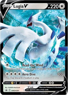 Lugia V - SWSH301 card from SWSH: Sword & Shield Promo Cards