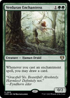 Verduran Enchantress card from Commander Masters