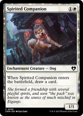 Spirited Companion card from Commander Masters