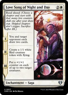 Love Song of Night and Day card from Commander Masters