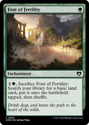 Font of Fertility card from Commander Masters