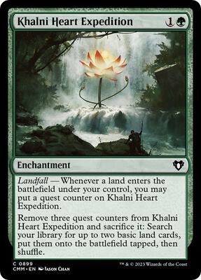 Khalni Heart Expedition card from Commander Masters