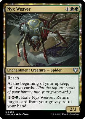 Nyx Weaver card from Commander Masters