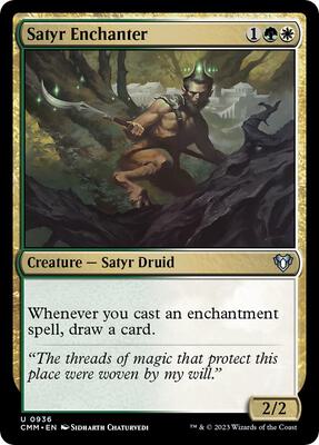 Satyr Enchanter card from Commander Masters
