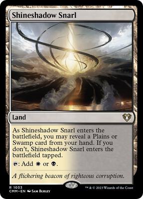 Shineshadow Snarl card from Commander Masters
