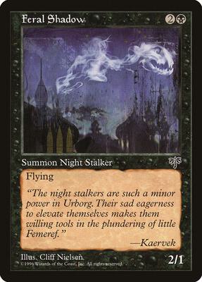 Feral Shadow card from Mirage