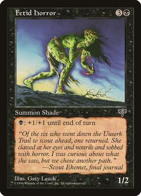 Fetid Horror card from Mirage