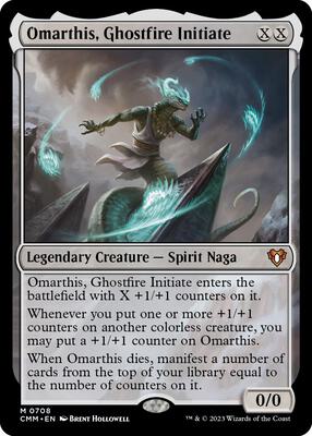 Omarthis, Ghostfire Initiate card from Commander Masters