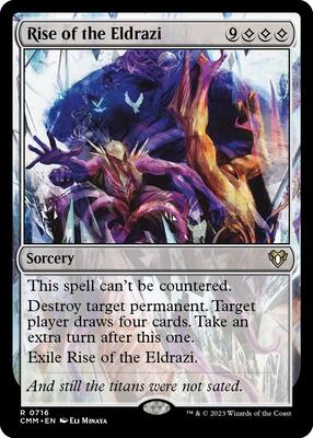 Rise of the Eldrazi card from Commander Masters