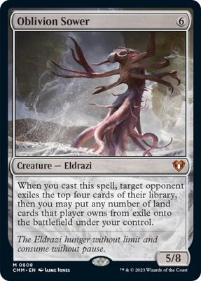 Oblivion Sower card from Commander Masters