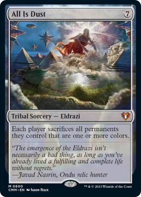 All Is Dust card from Commander Masters