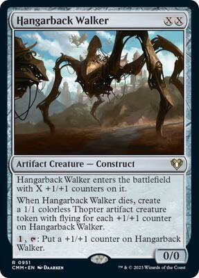 Hangarback Walker card from Commander Masters