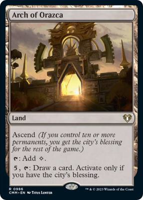 Arch of Orazca card from Commander Masters