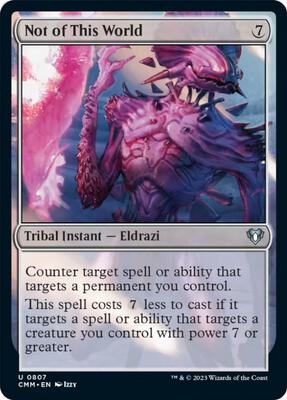 Not of This World card from Commander Masters