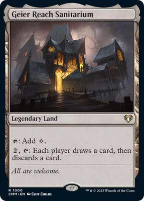 Geier Reach Sanitarium card from Commander Masters