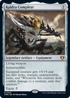 Kaldra Compleat card from Commander Masters