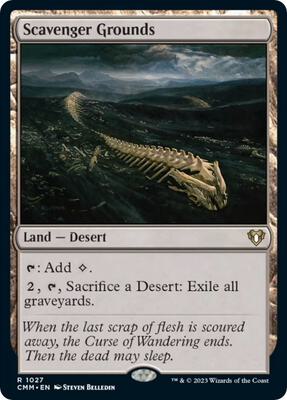 Scavenger Grounds card from Commander Masters