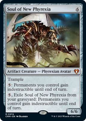 Soul of New Phyrexia card from Commander Masters