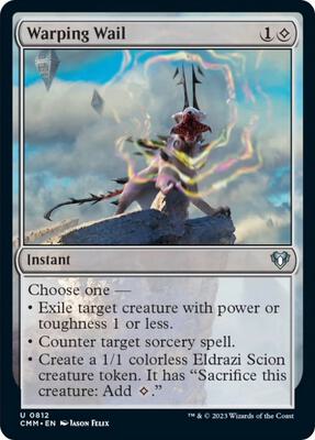 Warping Wail card from Commander Masters