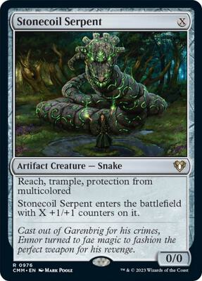 Stonecoil Serpent card from Commander Masters