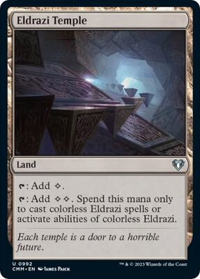 Eldrazi Temple card from Commander Masters