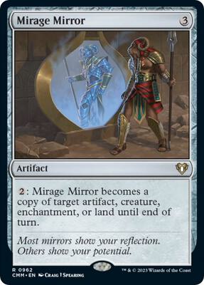 Mirage Mirror card from Commander Masters