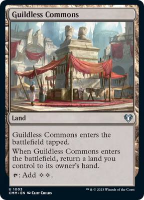 Guildless Commons card from Commander Masters