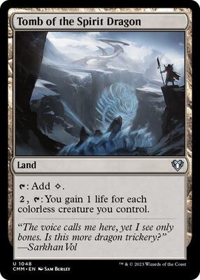 Tomb of the Spirit Dragon card from Commander Masters