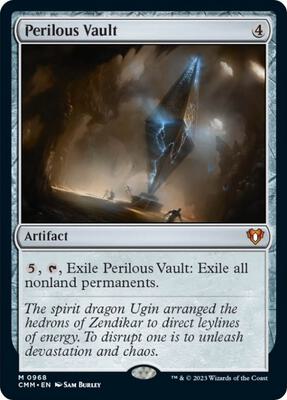 Perilous Vault card from Commander Masters