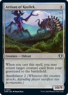 Artisan of Kozilek card from Commander Masters