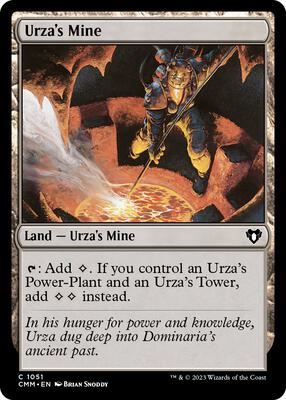 Urza's Mine card from Commander Masters
